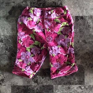 Pink Floral Pants